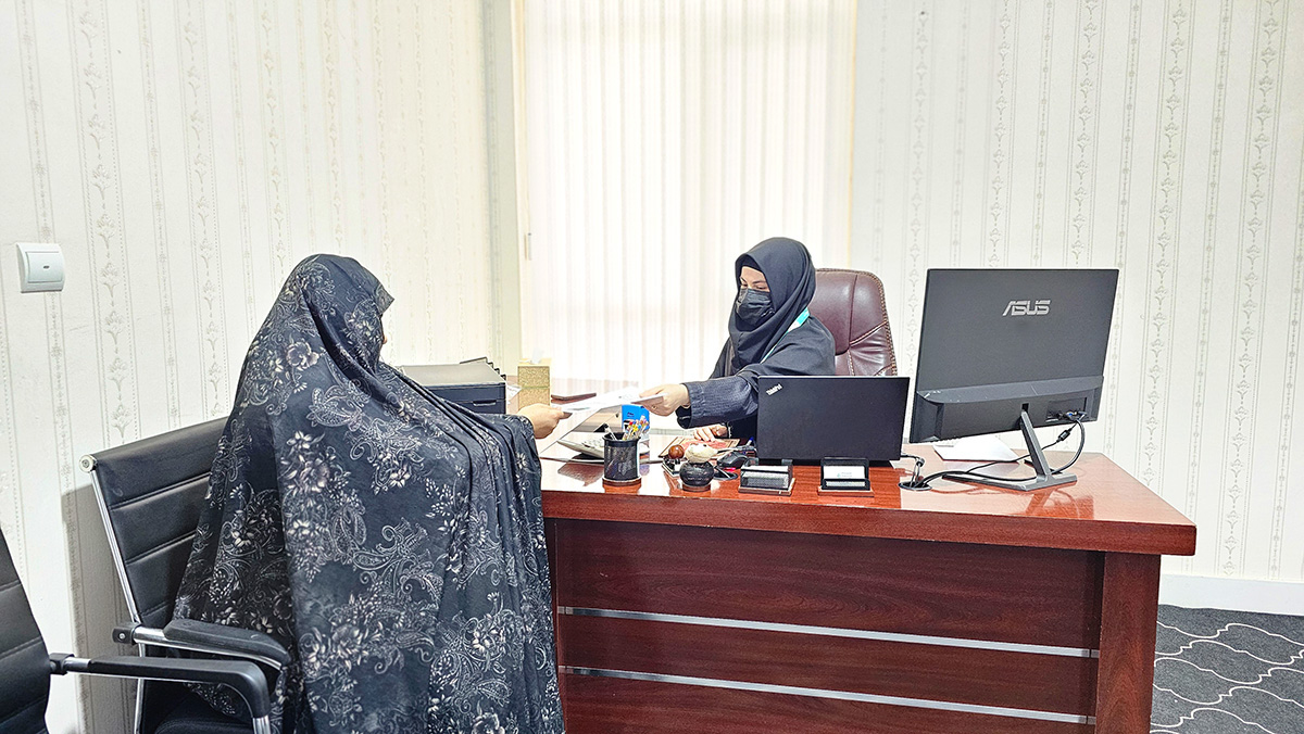 عزیزه رحیمی program at Raha Foundation