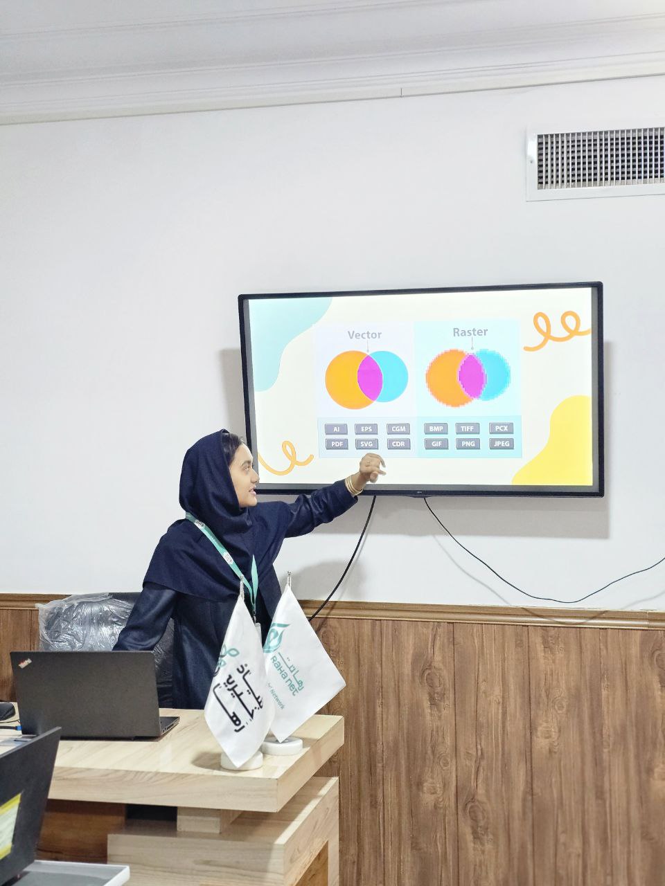 زینب زهل بلخی program at Raha Foundation