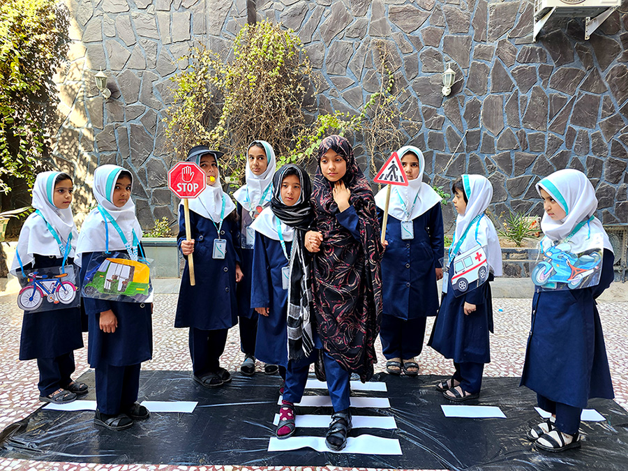 حمایت از کودکان کار program at Raha Foundation