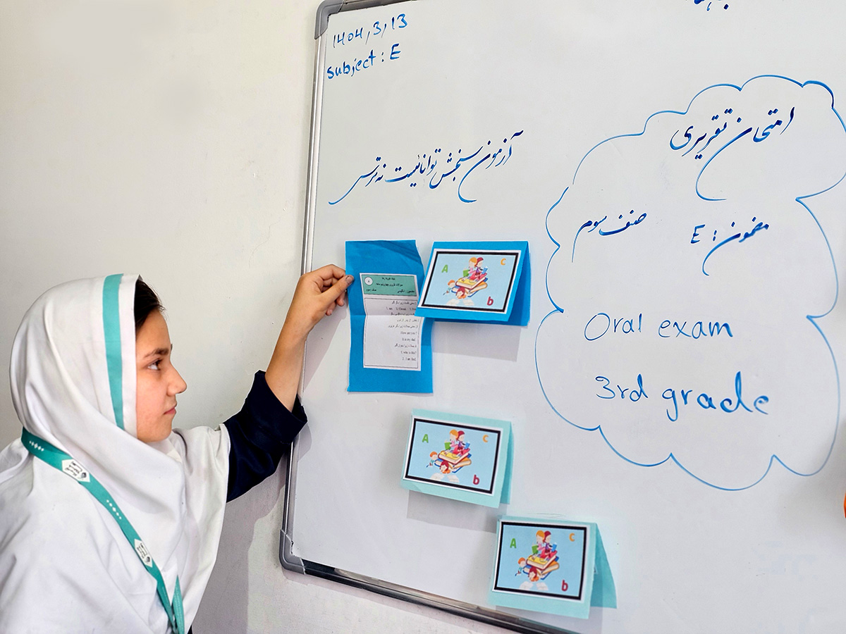 حمایت از کودکان کار program at Raha Foundation