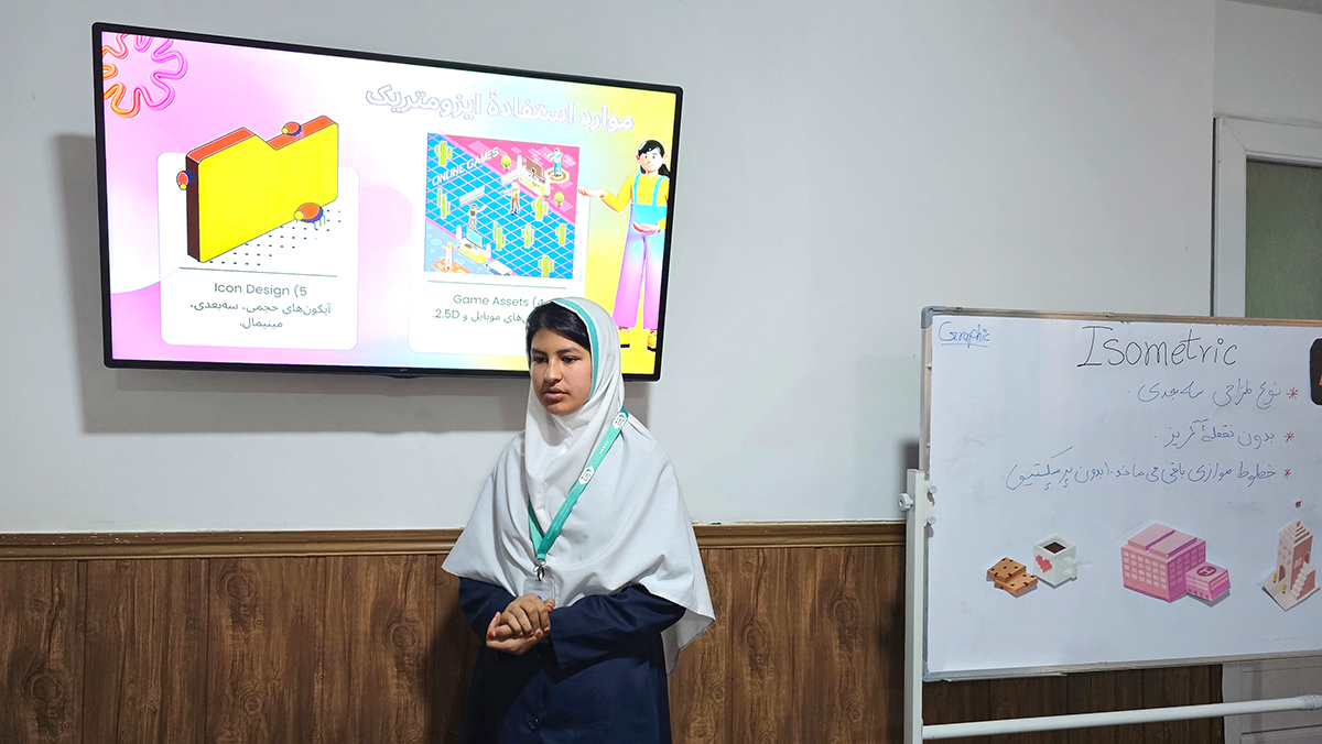 د کمپیوټر او ګرافیک مهارتونه program at Raha Foundation