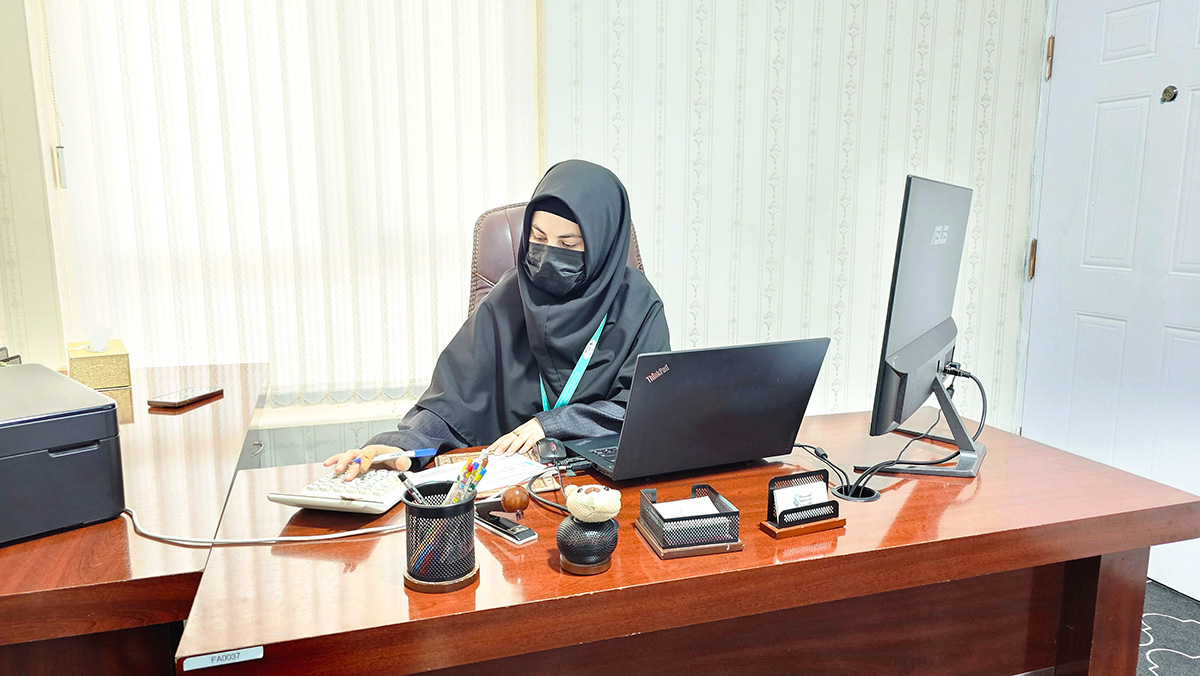 عزیزه رحیمی program at Raha Foundation