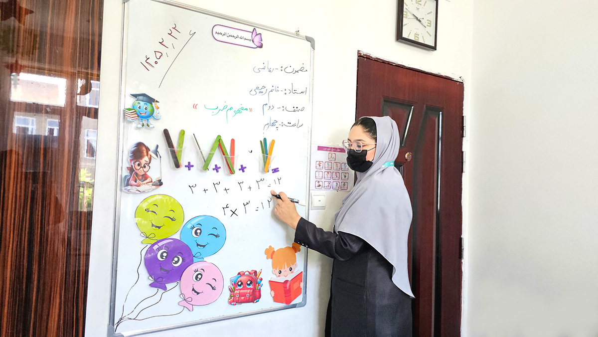 فرحناز رحیمی program at Raha Foundation