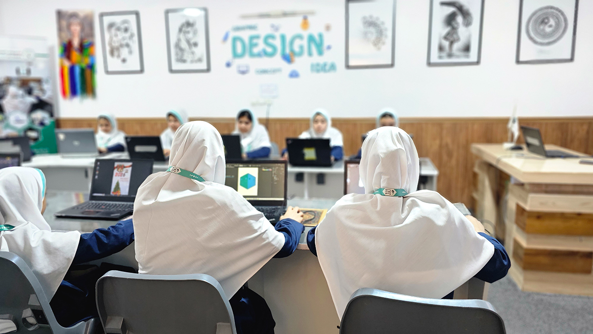 د کمپیوټر او ګرافیک مهارتونه program at Raha Foundation
