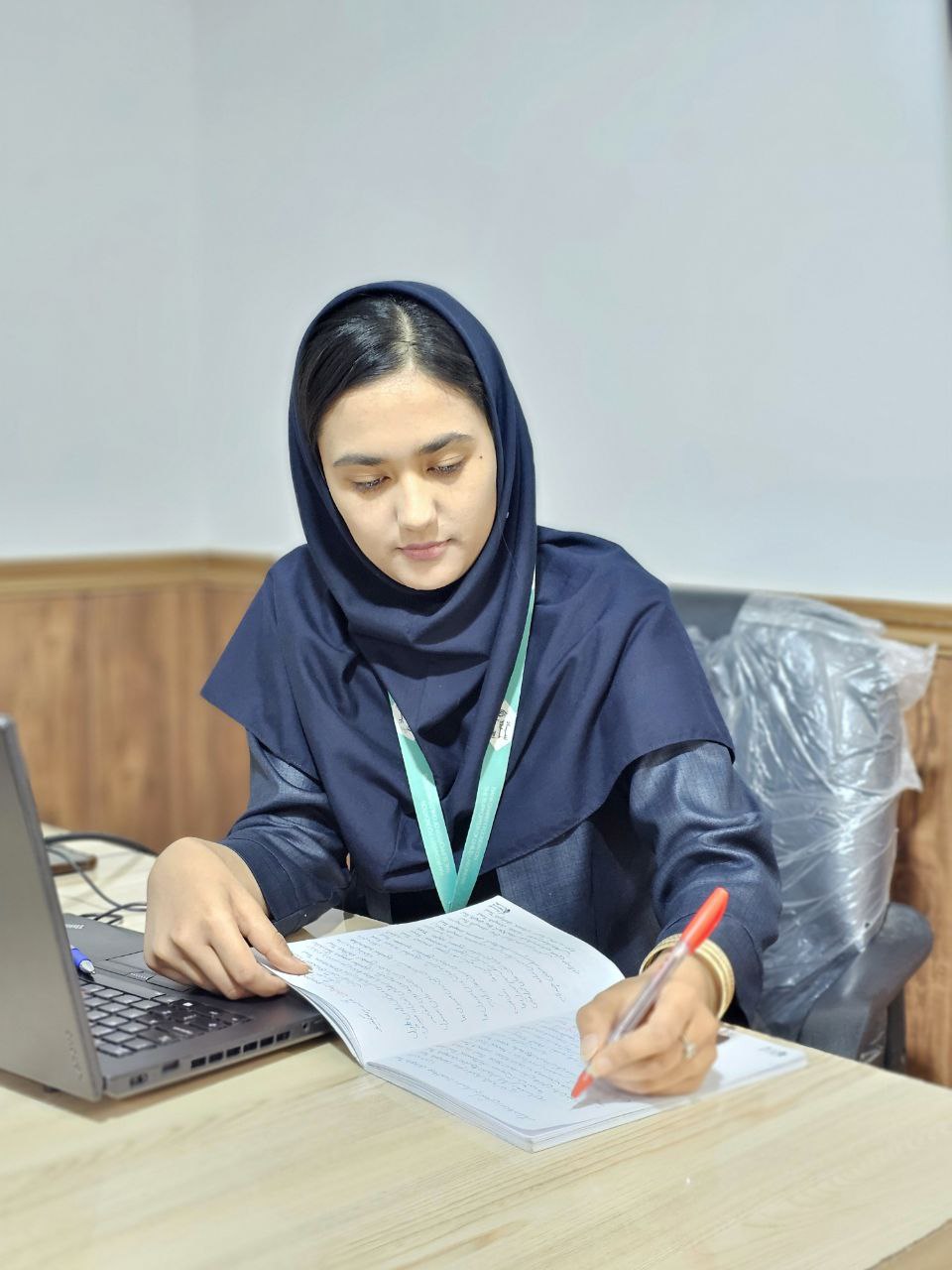 زینب زهل بلخی program at Raha Foundation